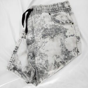 Southpole Gray Acid Wash Denim Shorts Mens 3XL Baggy Skater Grunge Hip Hop Jorts